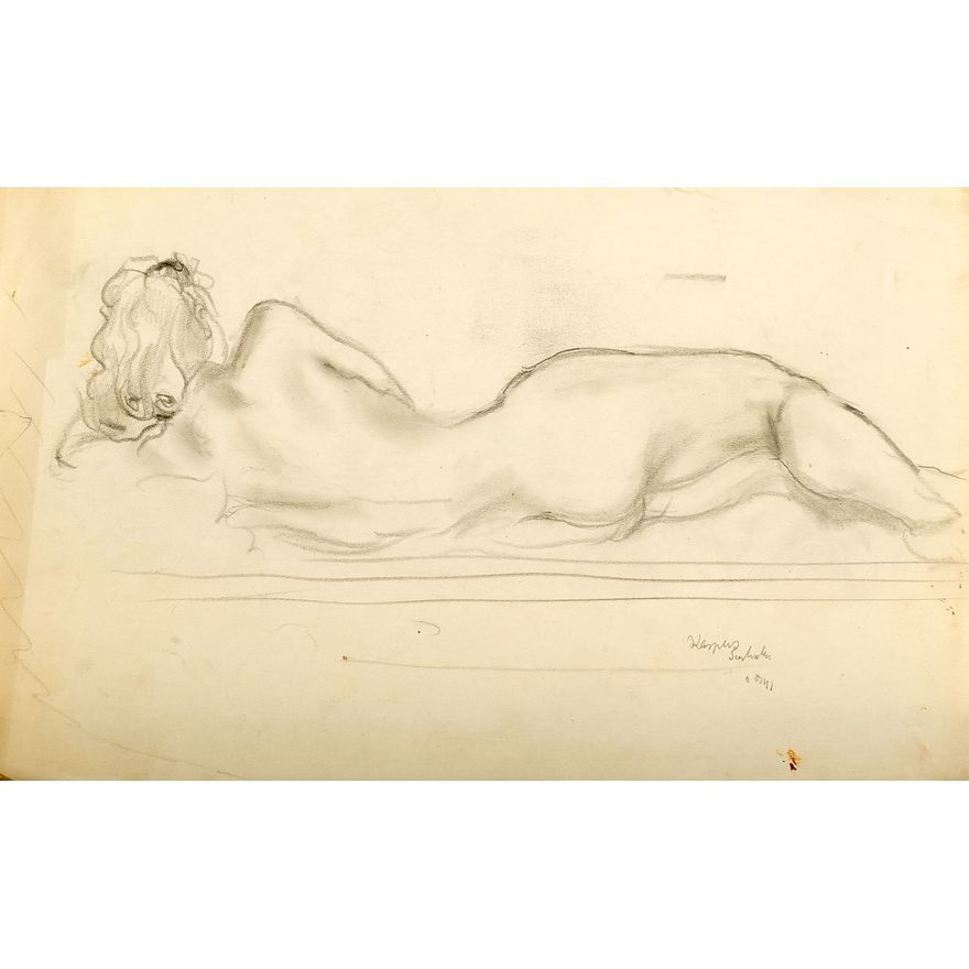 Kasper Pochwalski | Akt leżącej, 1941