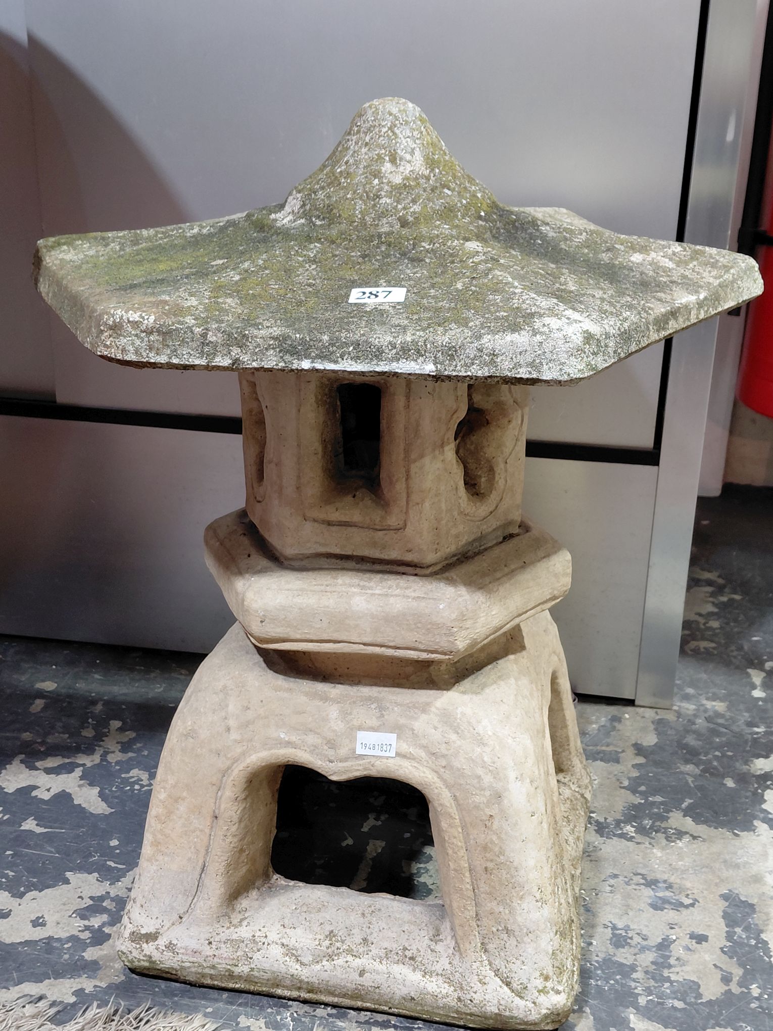 287 · CONCRETE GARDEN PAGODA