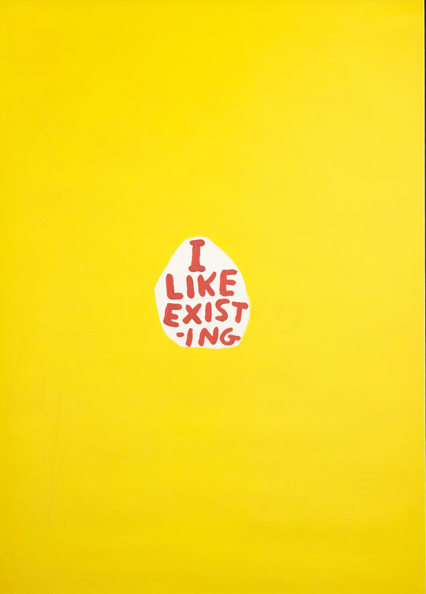 David Shrigley 'I Like Exist-ing' — NZ auction result