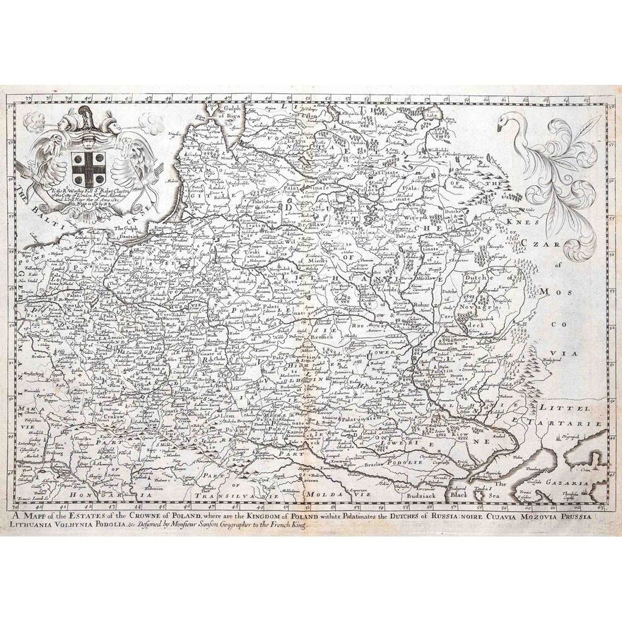 Richard Blome | A Mapp of the Estates of the Crowne of Poland...