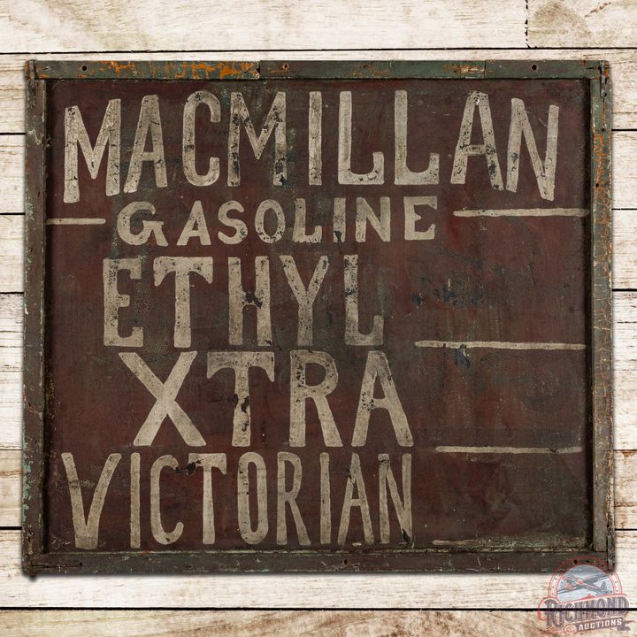 MacMillan Gasoline Conoco DST Sign