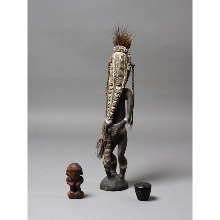 A carved figure from Papua New Guinea