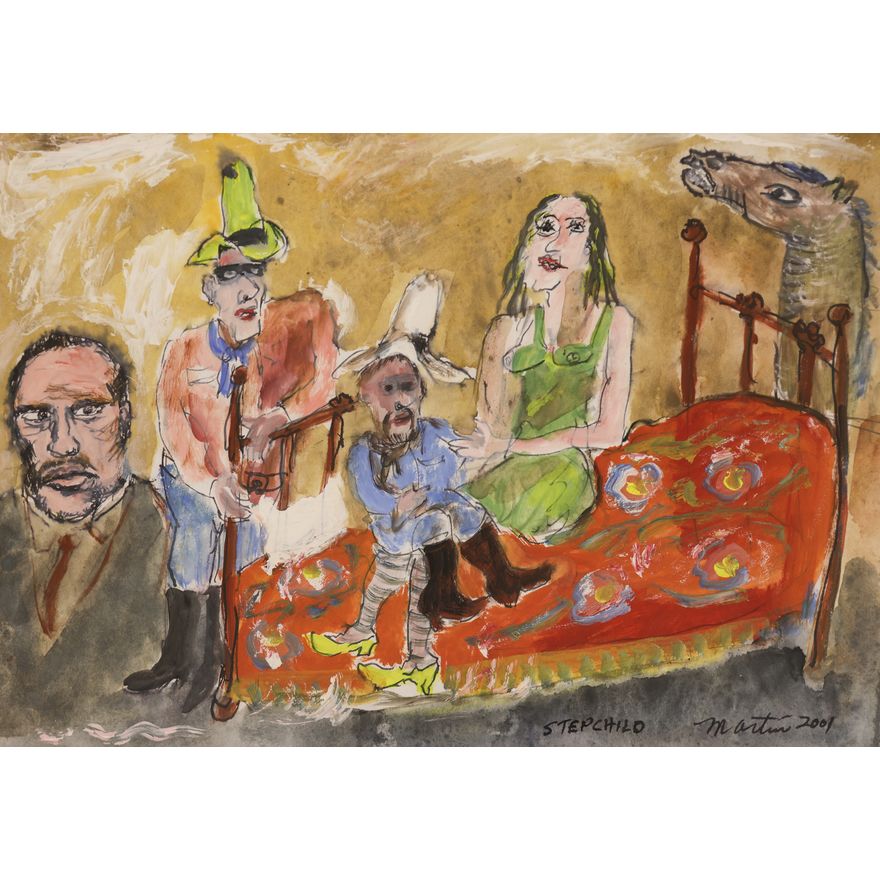 James Martin ''Stepchild'' 2001 Gouache