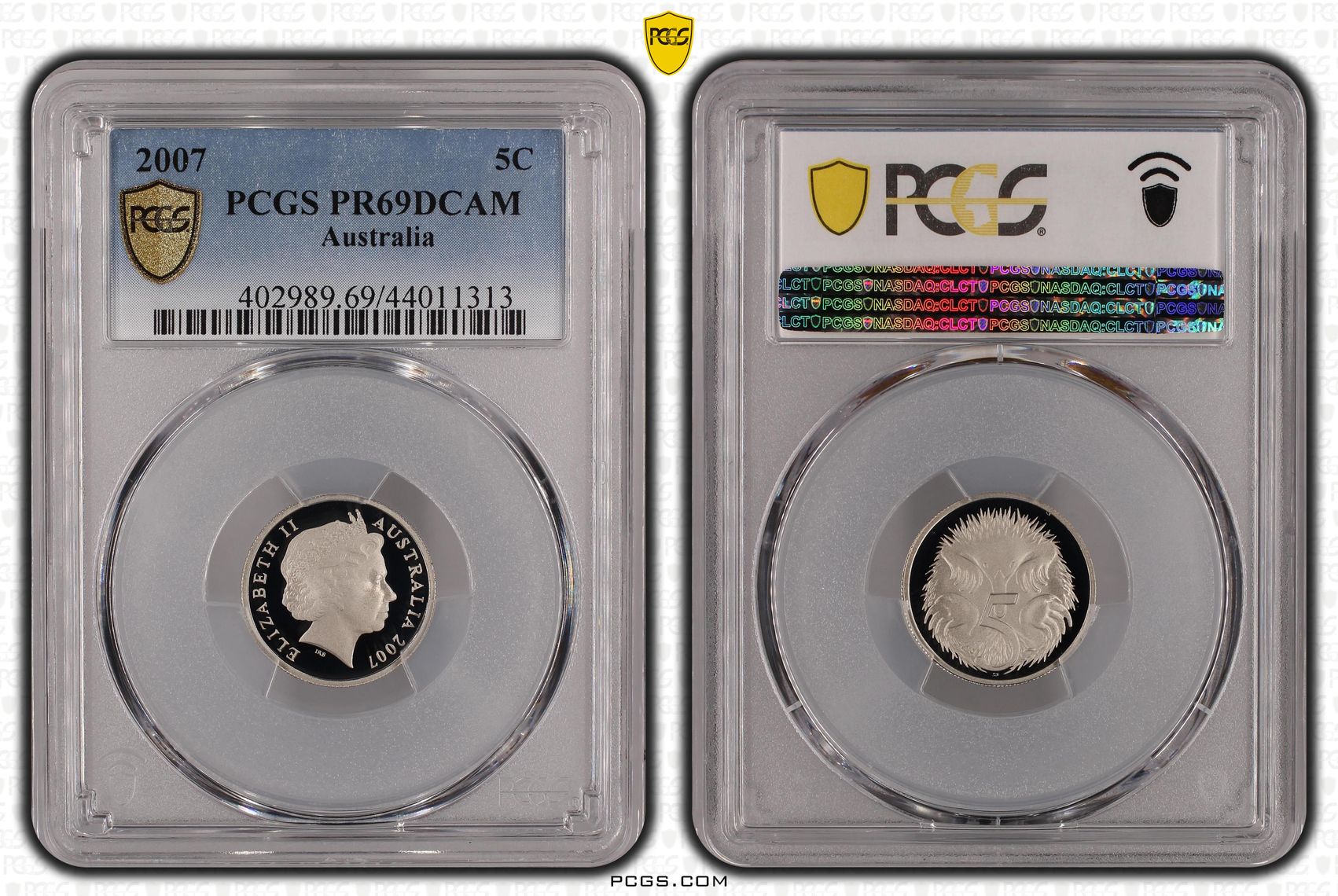, Five Cent, 2007, PCGS PR69DCAM