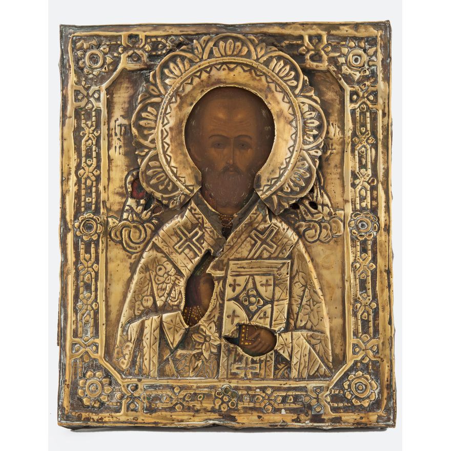 Ikona - Św. Mikołaj, II poł. XIX w.