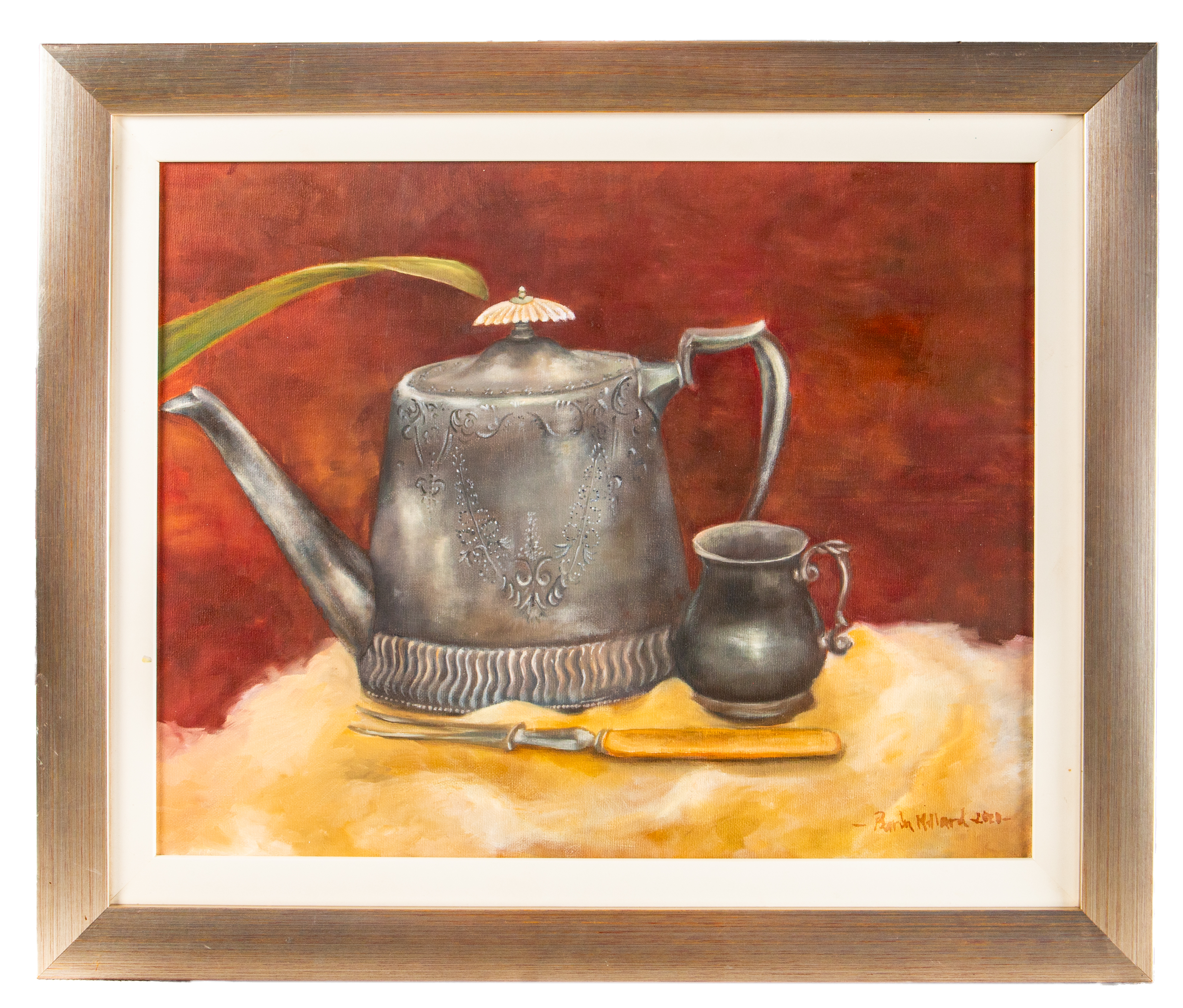 Perrin Millard, 'Pewter Teapot', 2020,