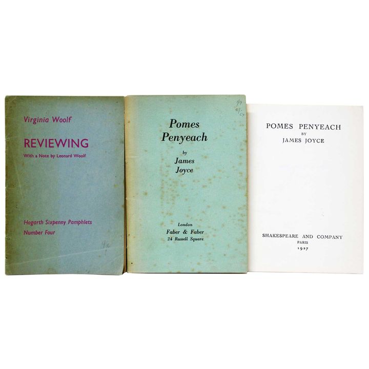 JOYCE, JAMES  [3 items] - Pomes Penyeach