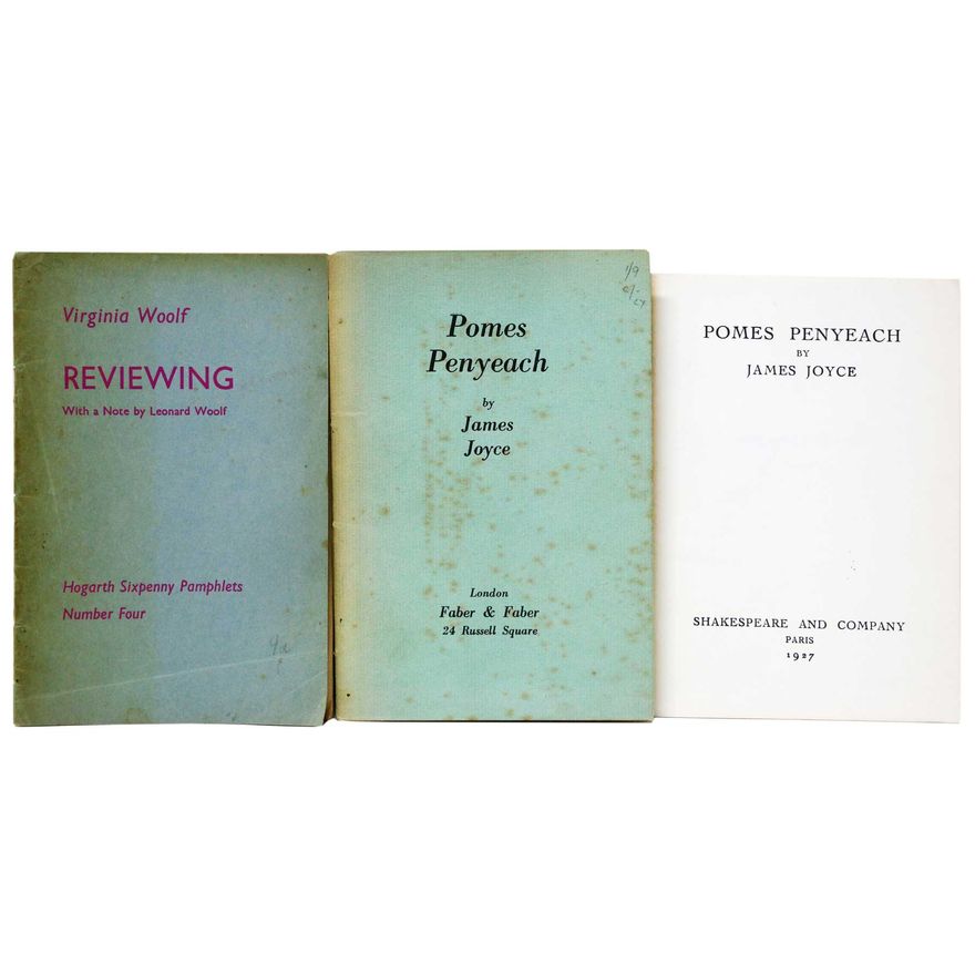 JOYCE, JAMES  [3 items] - Pomes Penyeach
