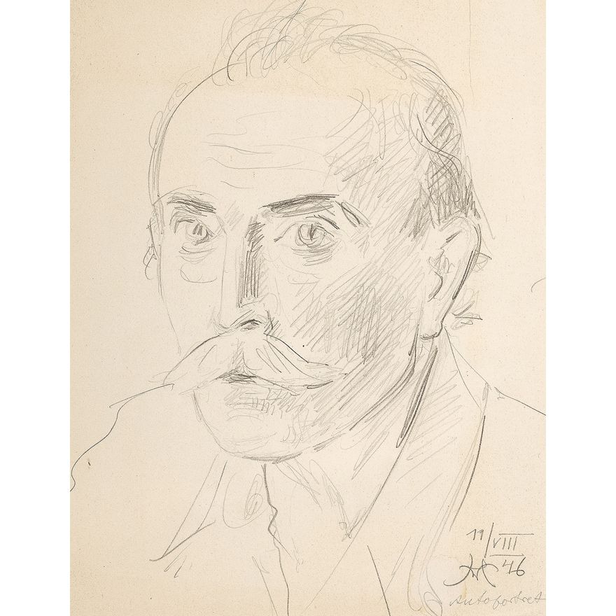 Wlastimil Hofman | Autoportret, 1946r.