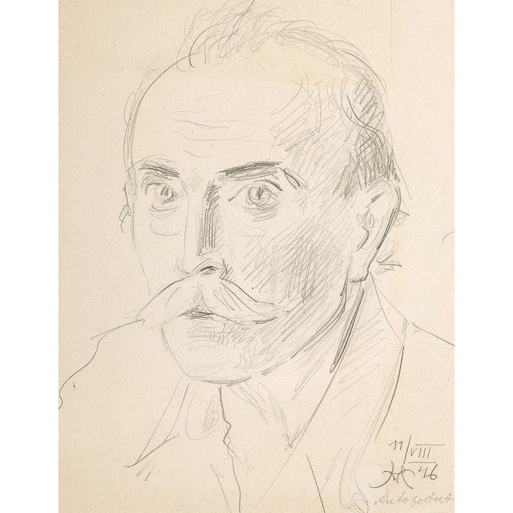 Wlastimil Hofman | Autoportret, 1946r.