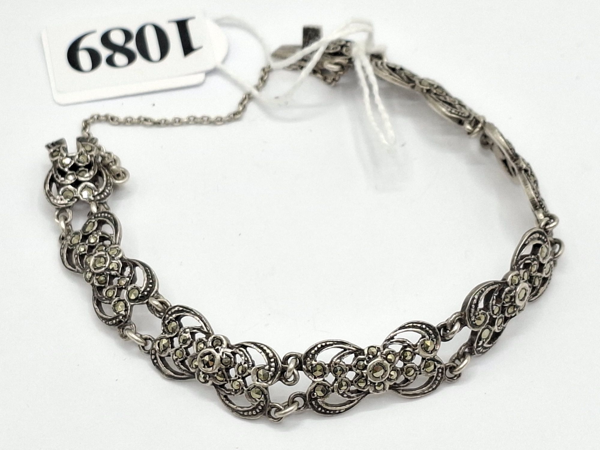 Silver Marcasite Pretty Bracelet
