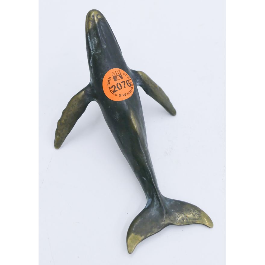 Humpback Whale Small Bronze Sculpture 5''