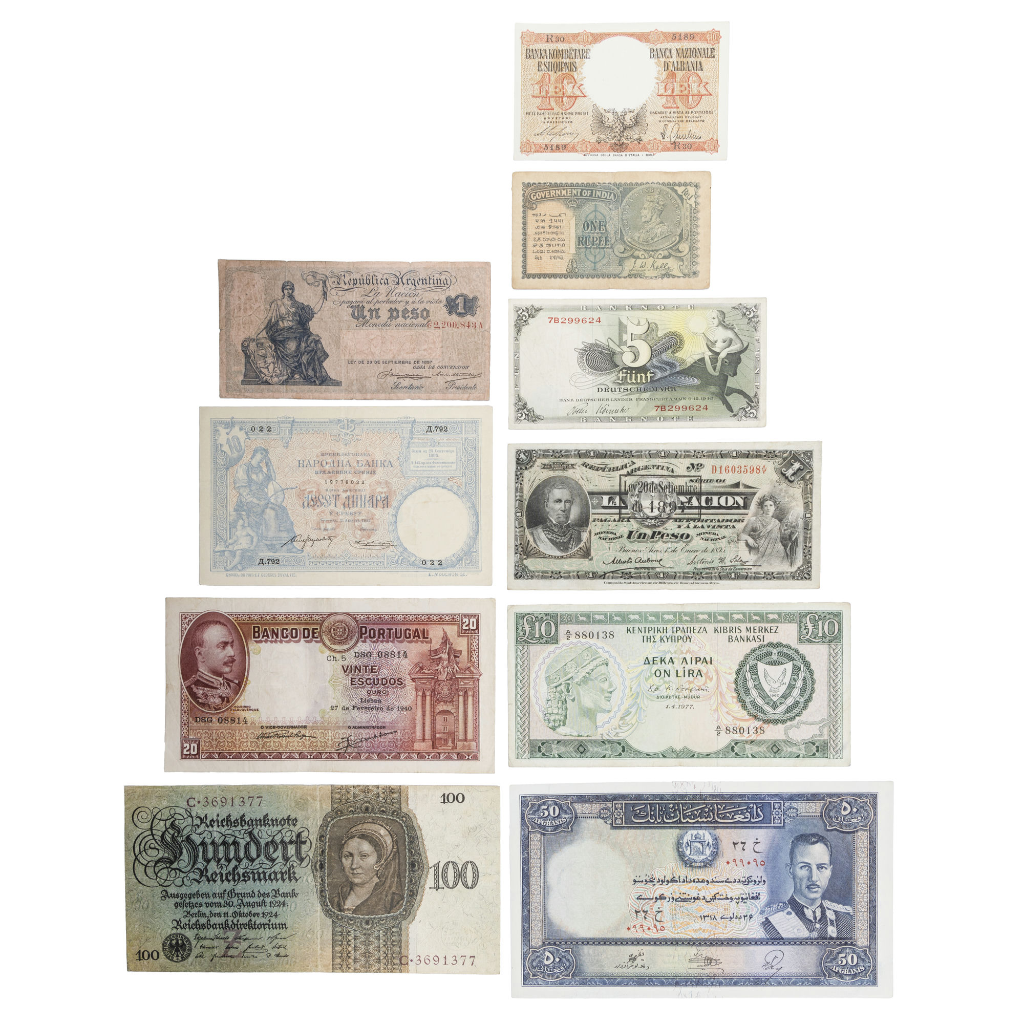 Afghanistan - Serbia, Accumulation, 1893 - 1977, VG - UNC