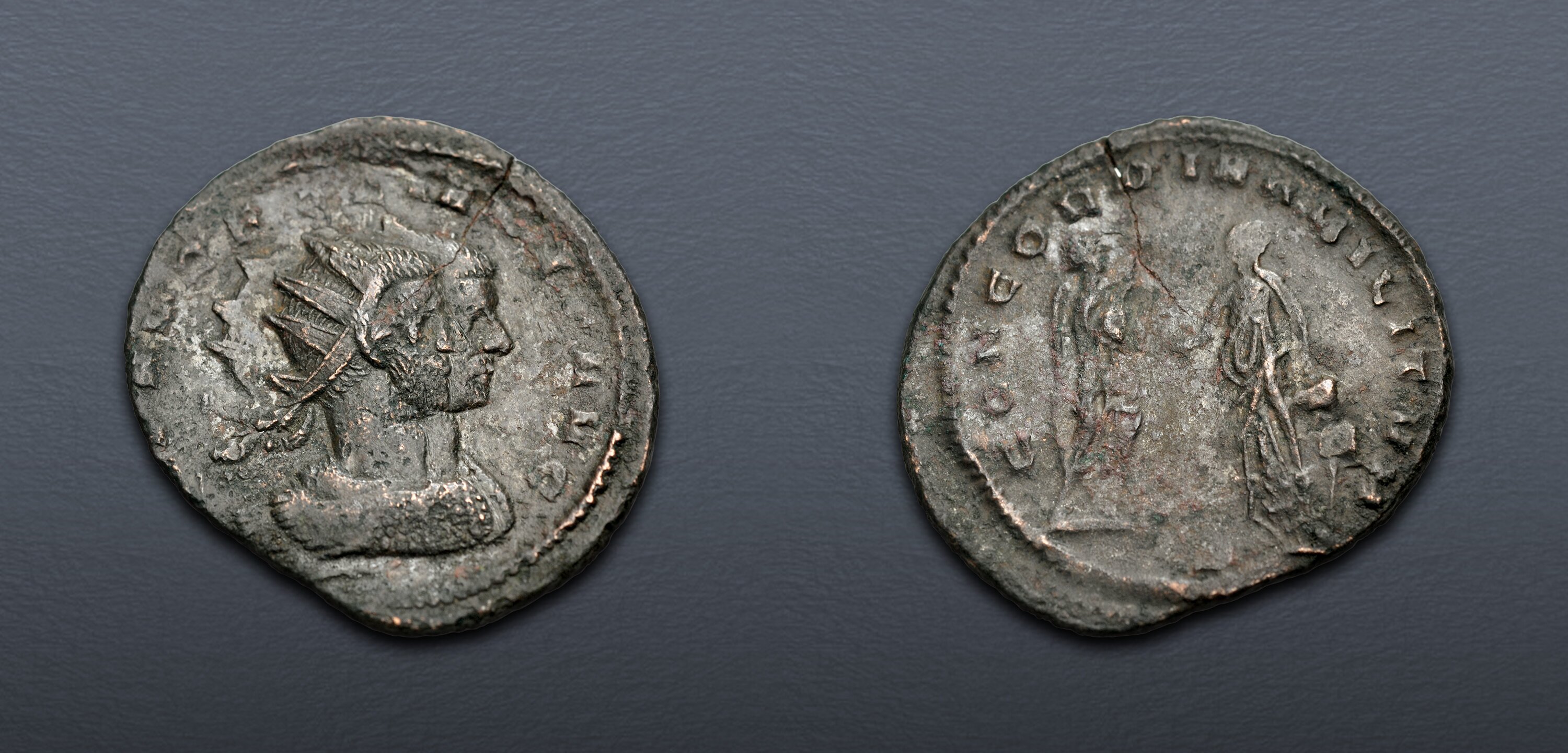 Aurelian. AD 270-275. Antoninianus (22.5mm, 3.48 g, 11h). Mediolanum ...