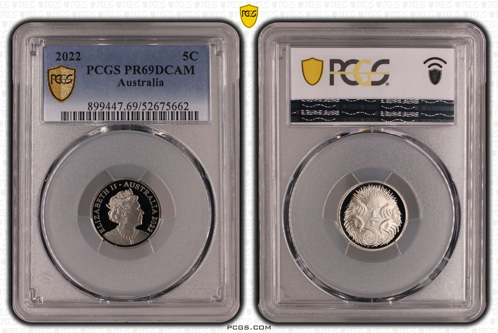 Five Cent, 2022, PCGS PR69DCAM