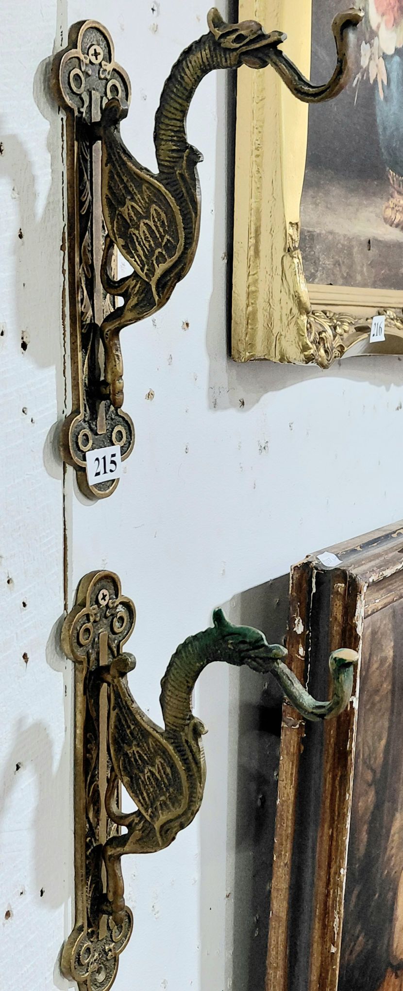 215 · BRASS WALL HOOKS