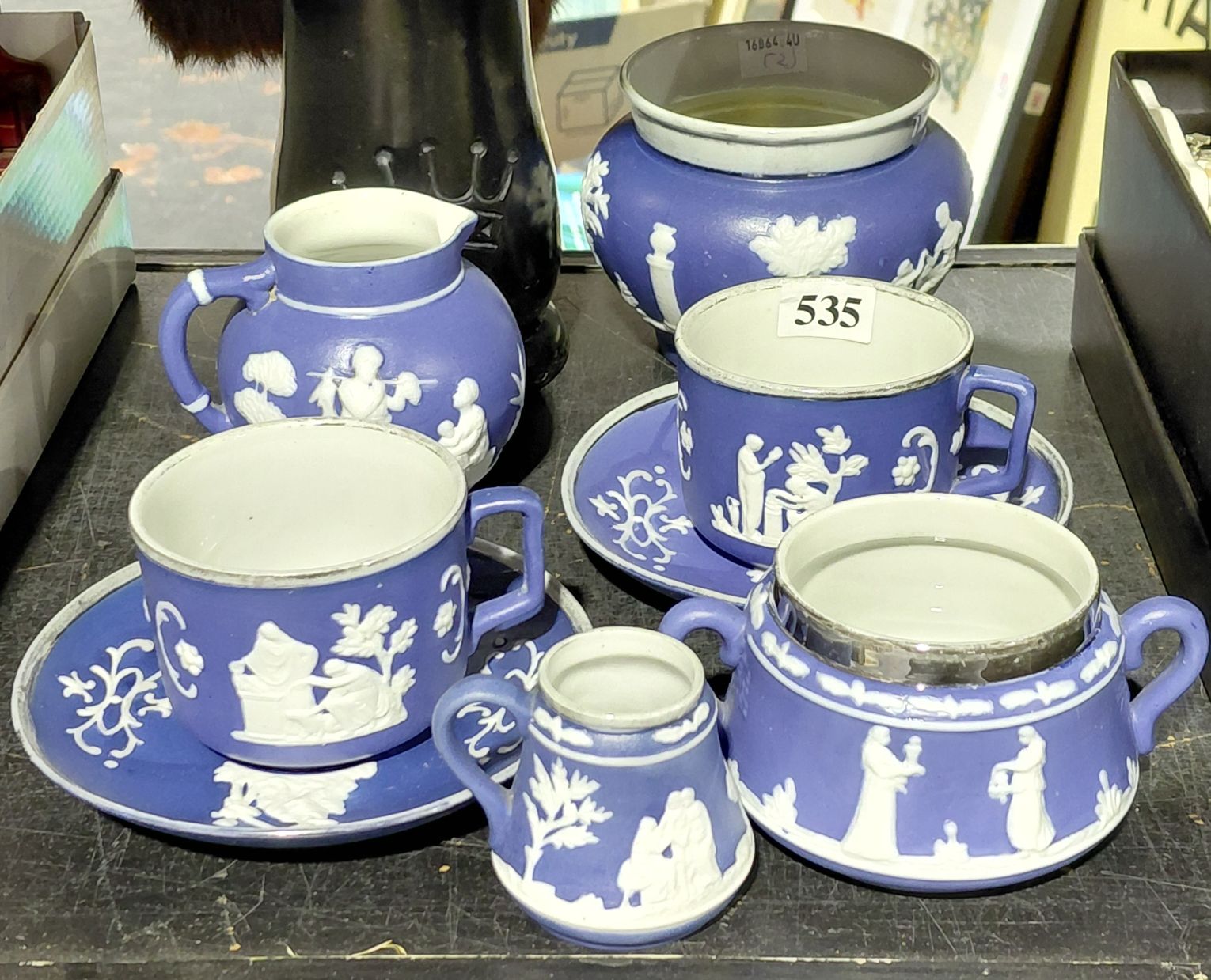 Embossed Ceramics And Doulton Mug