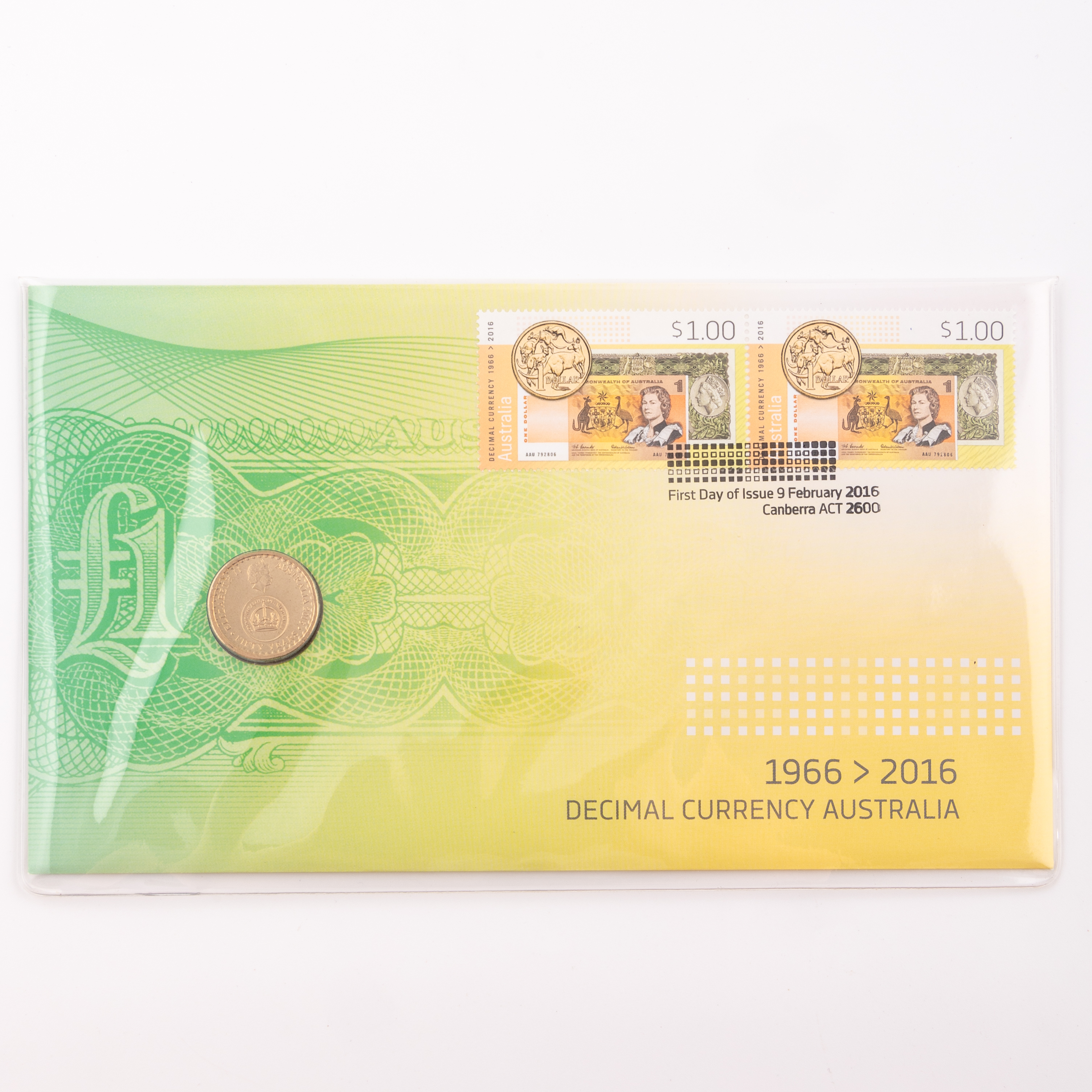 Elizabeth II, Decimal Currency Australia, Two Dollars, 2016, UNC