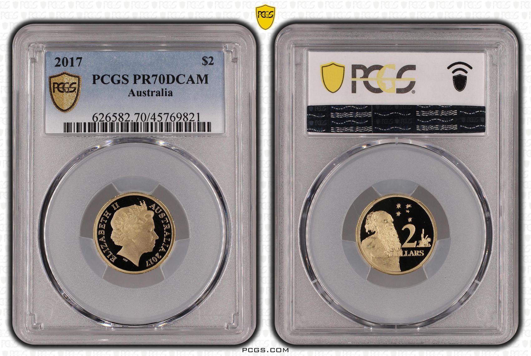 Elizabeth II, Two Dollar, 2017, PCGS PR70DCAM