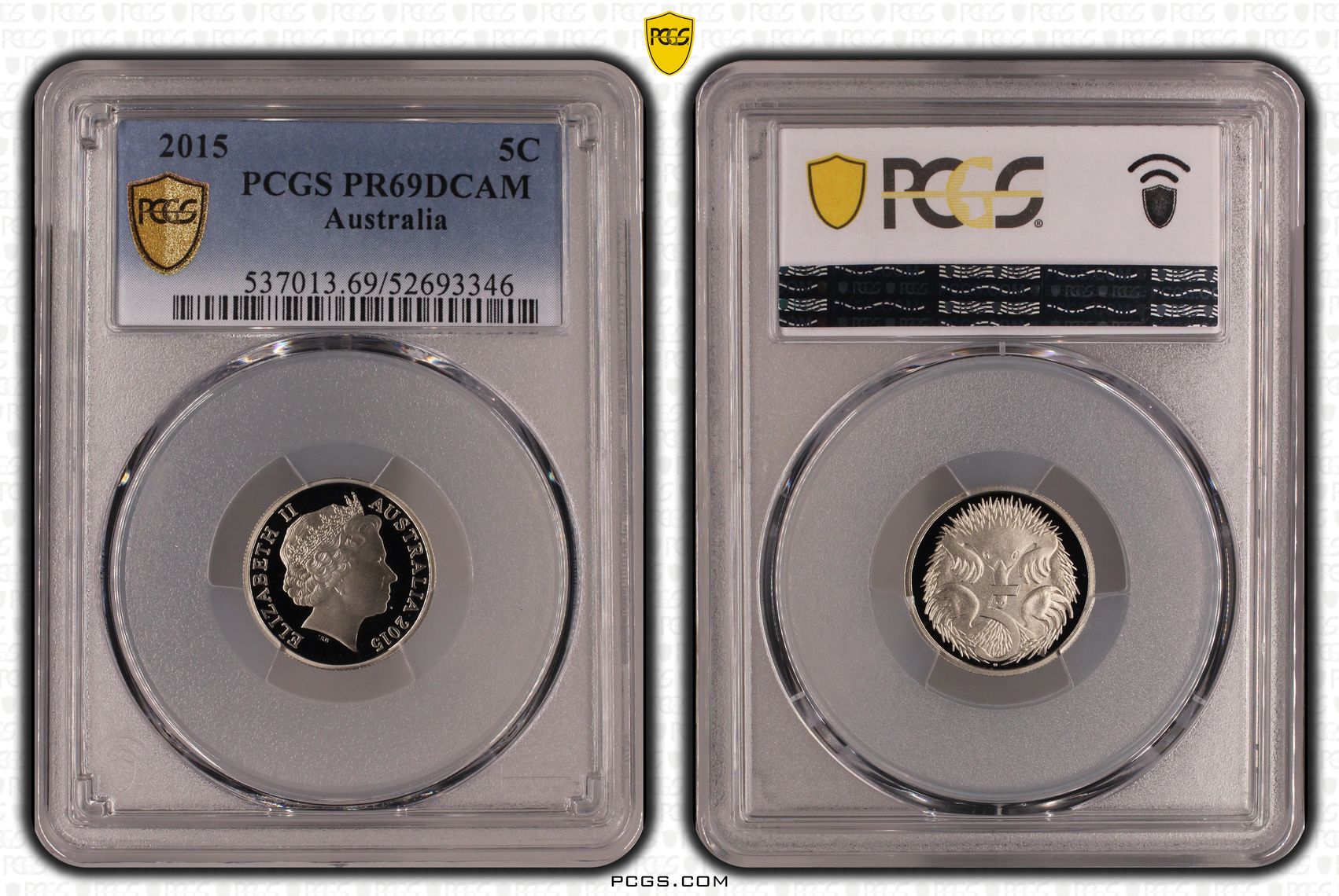 Five Cent, 2015, PCGS PR69DCAM