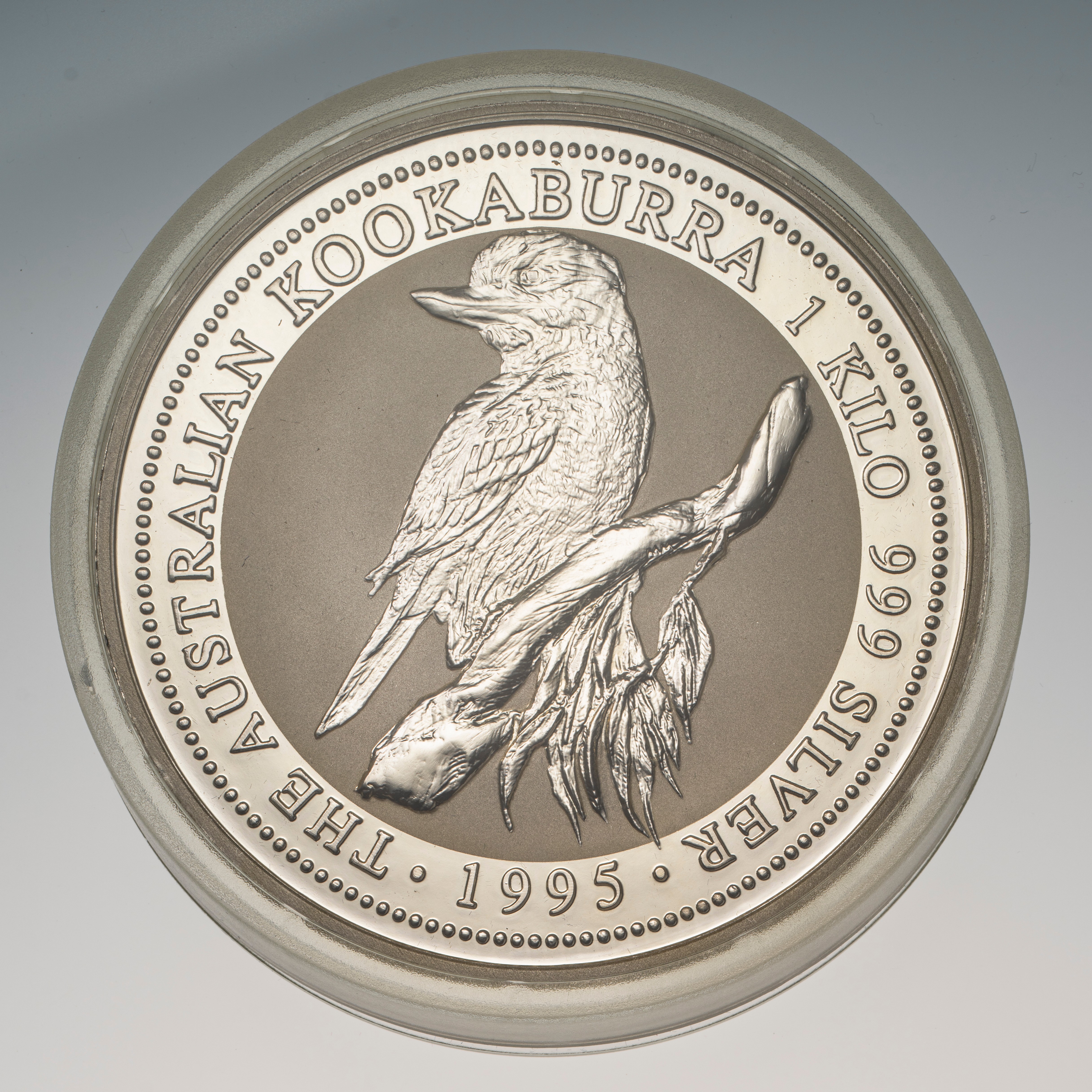 オーストラリア 1995 銀貨1kg ワライカワセミ オーストラリア 30ドル銀貨 1Kg 1995 ワライカワセミ – 野崎コイン