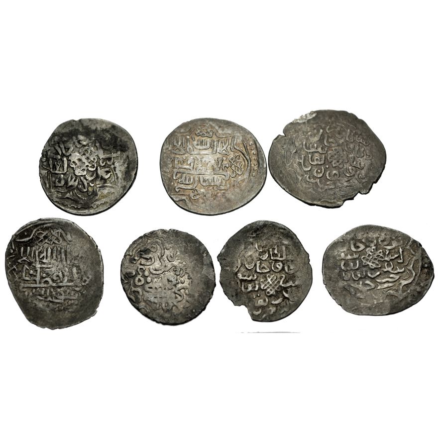 ISLAMIC. QARA QOYUNLU. Lot of seven (7) AR Akçes. | Classical ...