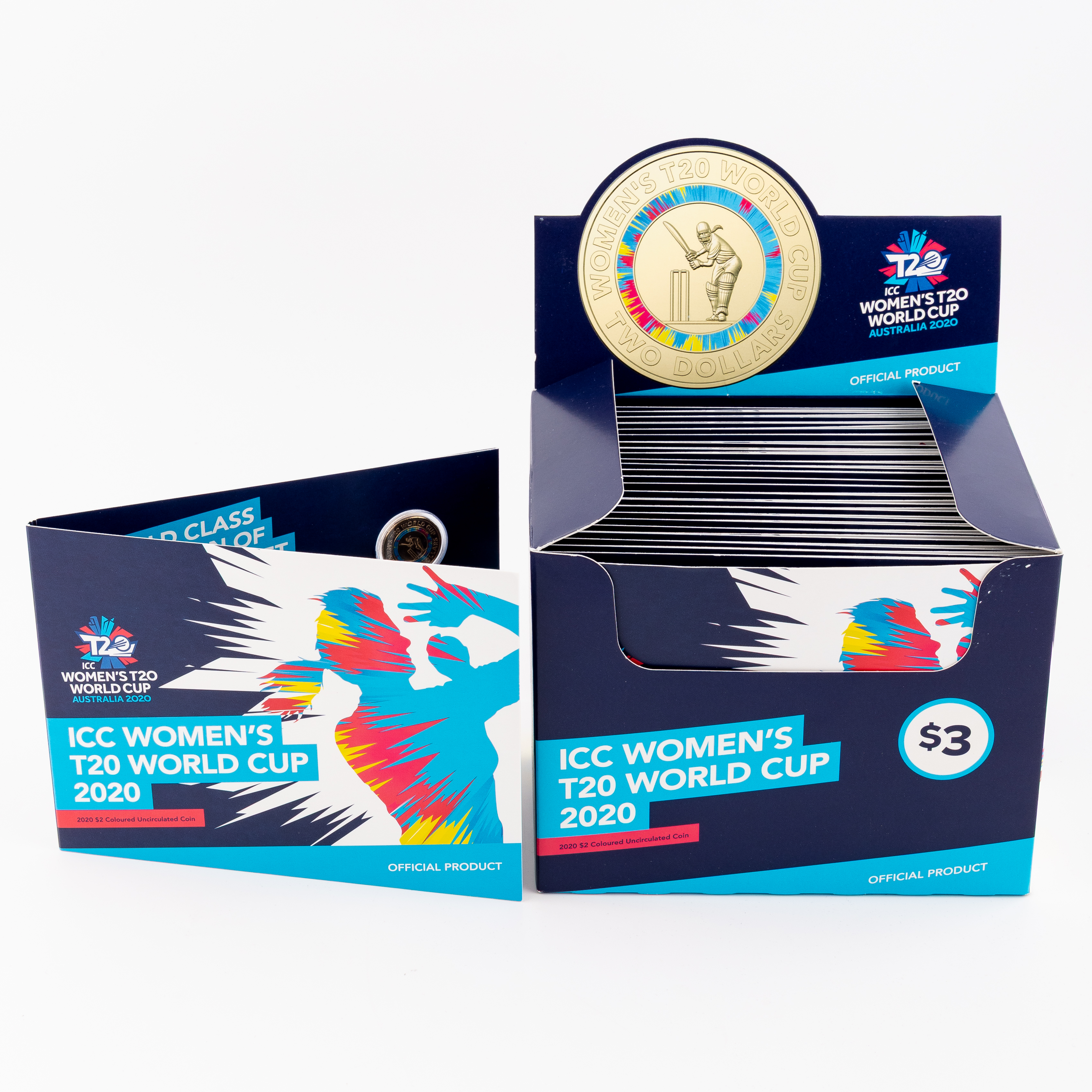 Elizabeth II, ICC Women's T20 WC, Two Dollars, 2020, UNC