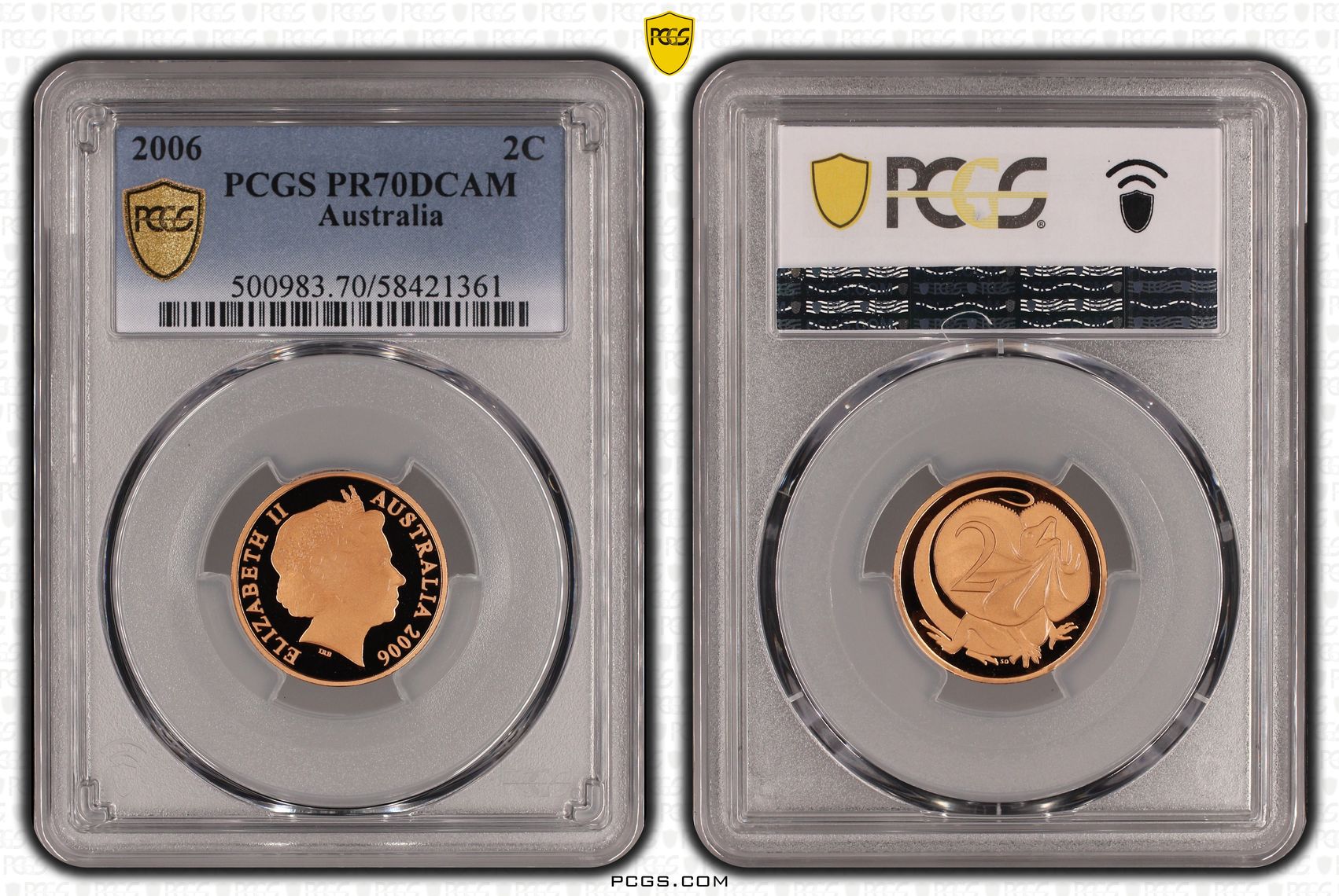 Two Cent, 2006, Pcgs Pr70dcam
