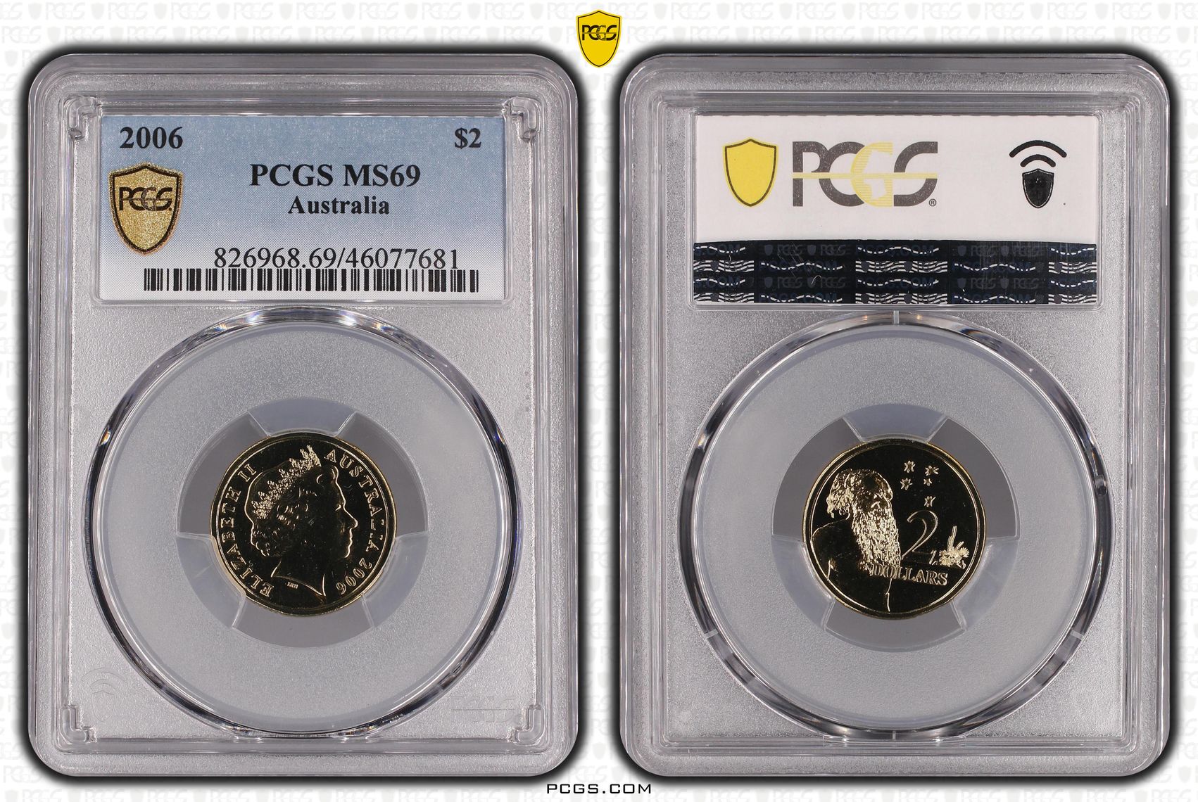 2006 Australia Two Dollar, $2 PCGS - MS69 POP 4/0 -681