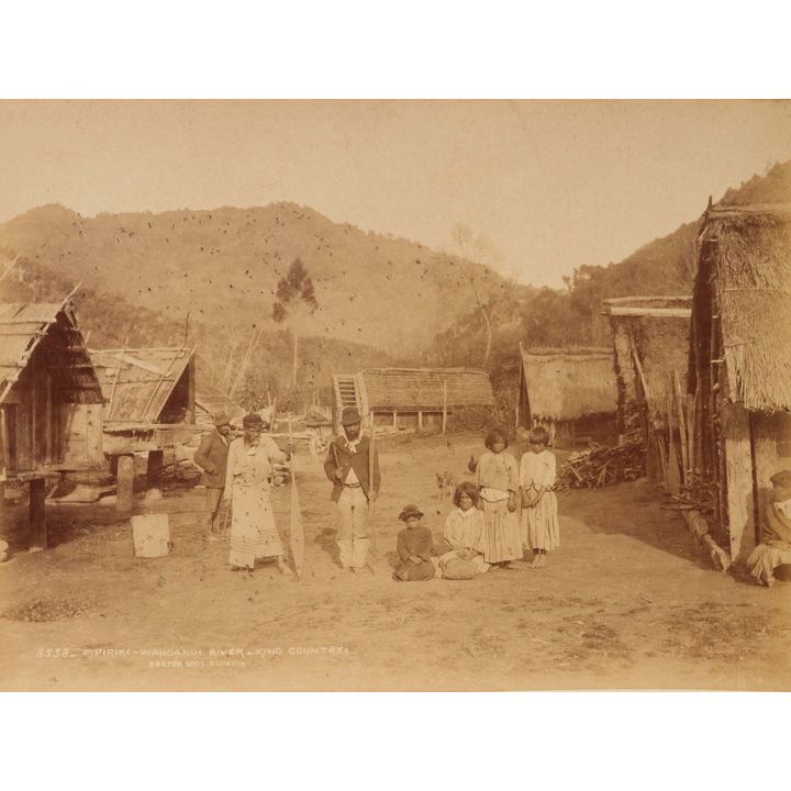 Burton Brothers 'Pipiriki, Wanganui River, King Country'