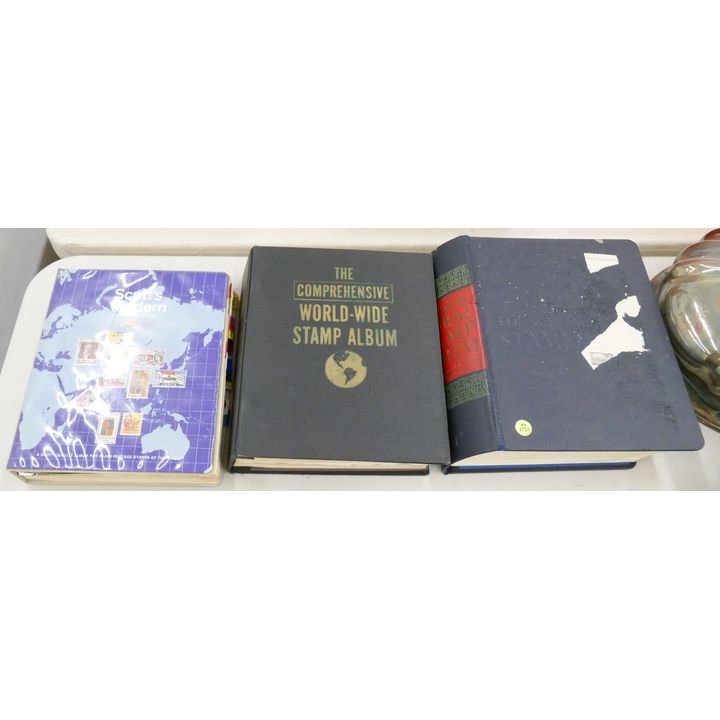 3pc Large Vintage World Stamp Albums