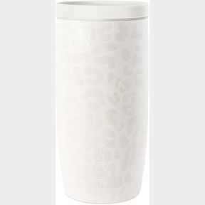 SIMPLE MODERN TRAVEL COFFEE MUG TUMBLER WITH 360 LID | CERAMIC-LINED INSULATED STAINLESS STEEL COLD BREW ICED COFFEE CUP THERMOS |