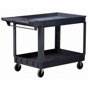 NEW INDUSTRIAL 2 LAYER POLYPROPYLENE SERVICE CART 36X24 TC4101B