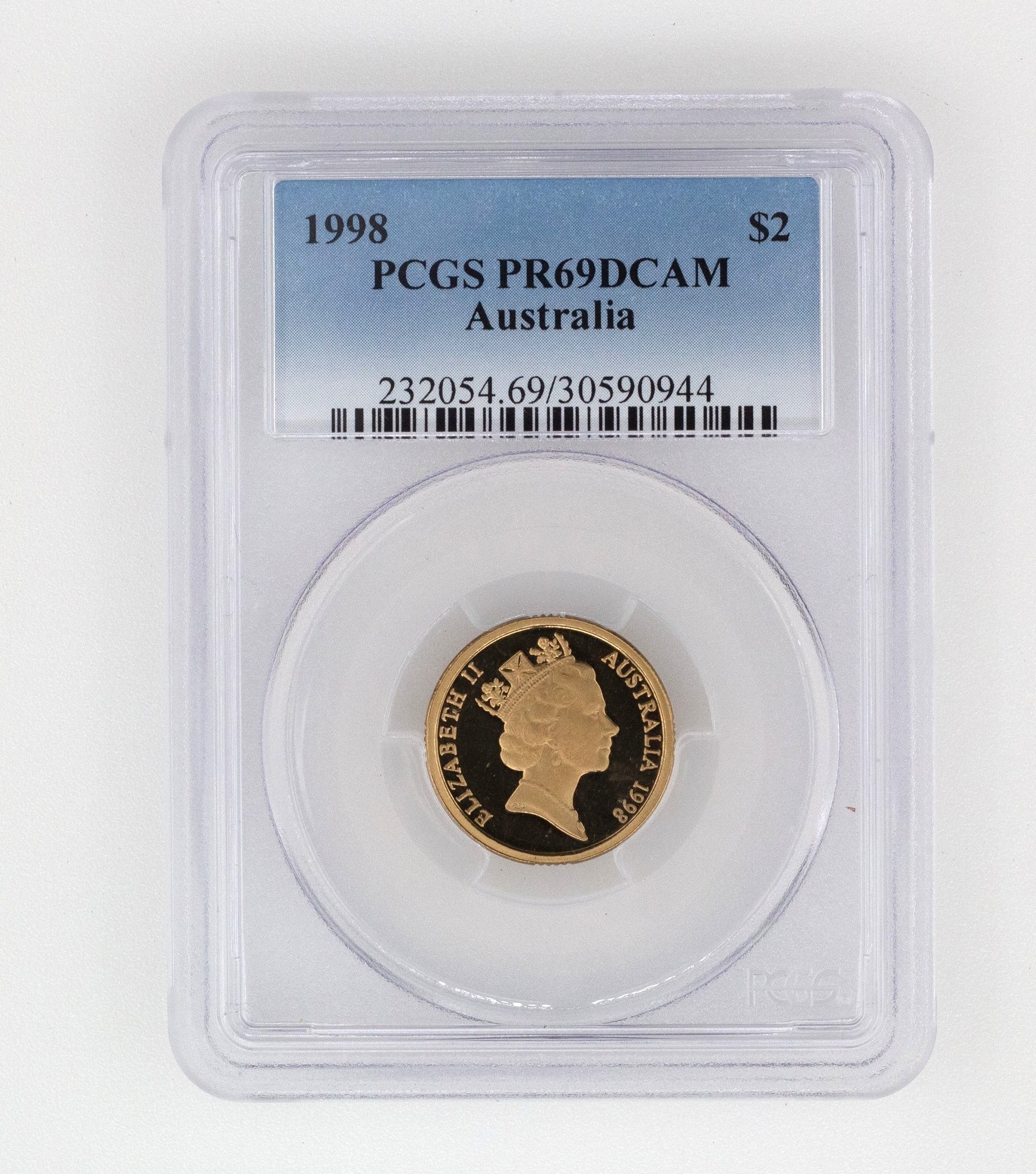 Elizabeth II, Two Dollar, PR69DCAM , 1998