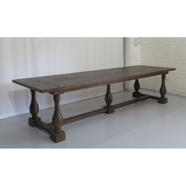 LARGE CORICRAFT OAK DINING TABLE