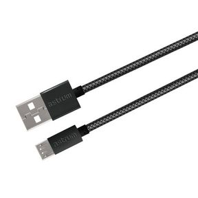 Astrum 2A USB A to Micro USB Charge Sync Braided Cable Verve UM30 Black 1.0 m | DEFECTIVE