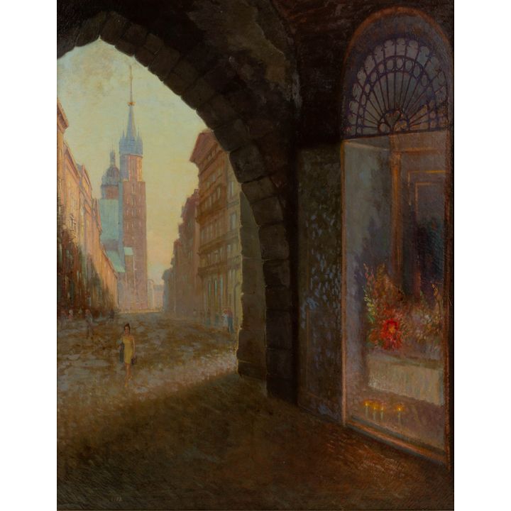 Antoni Chrzanowski | Widok na ulicę Floriańską, 1973 r.