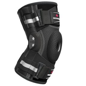 NEENCA PROFESSIONAL KNEE BRACE FOR KNEE PAIN, HINGED KNEE SUPPORT WITH PATENTED X-STRAP FIXING SYSTEM, STRONG STABILITY FOR PAIN R