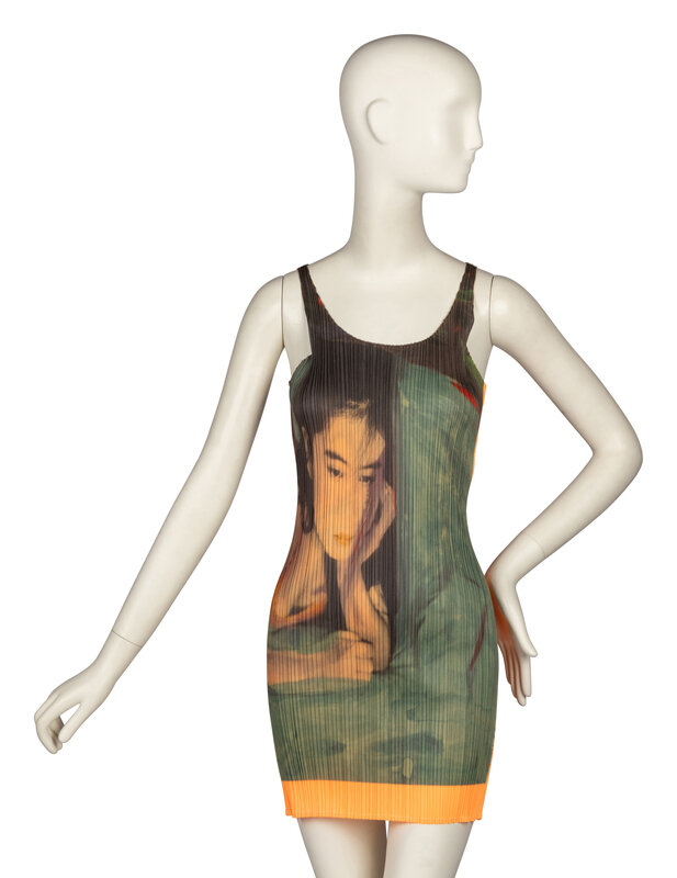Issey Miyake, Pleats Please Nobuyoshi Araki Dress, 1997