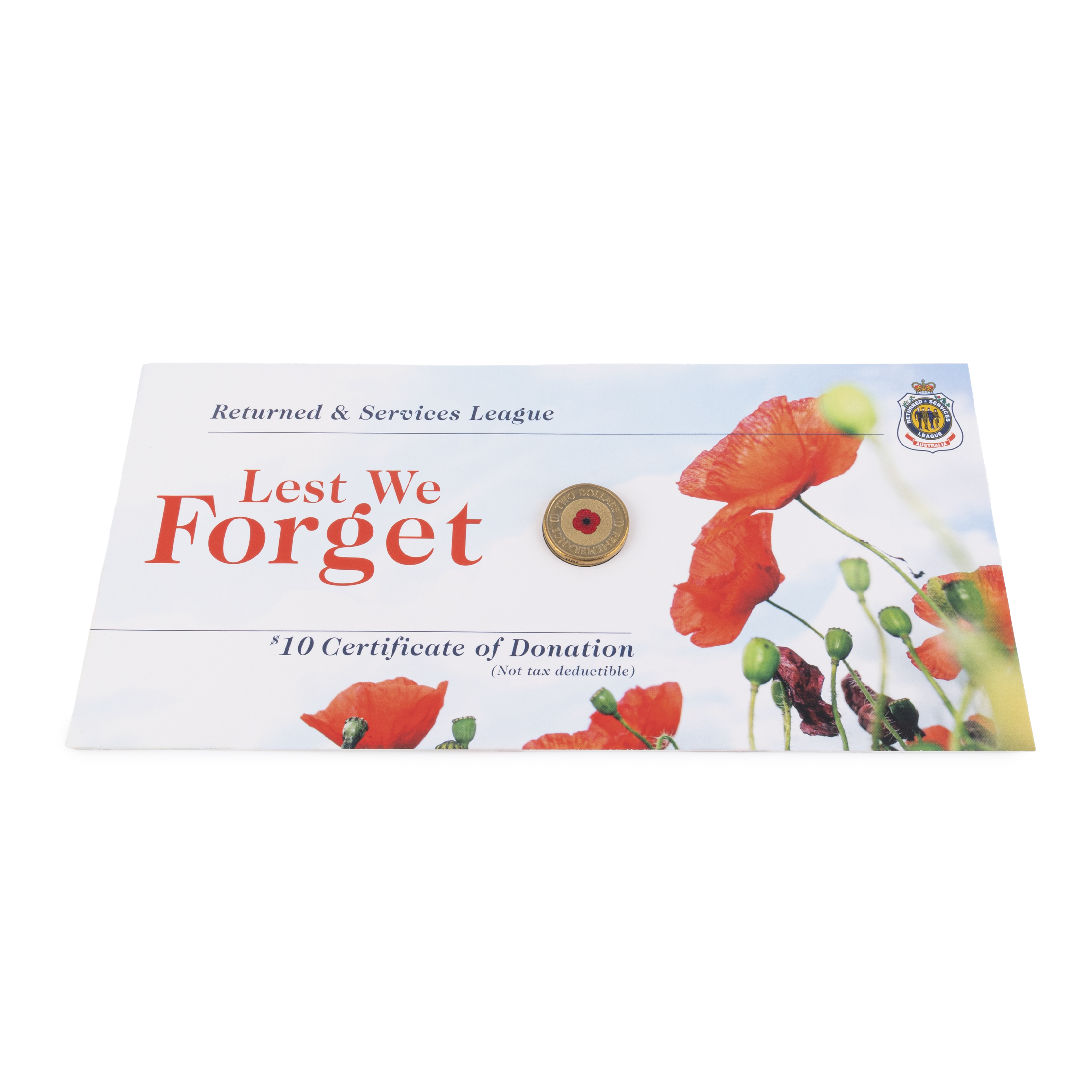 RSL - Lest We Forget, Two Dollars, 2012, UNC