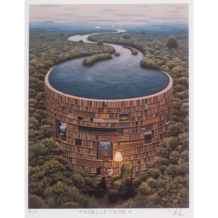 Jacek Yerka | Bibliotama
