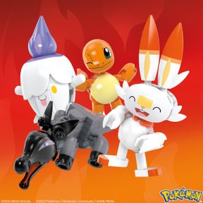 REGULAR MEGA POK MON FIRE-TYPE TEAM BUILDING TOY KIT (105 PIECES)