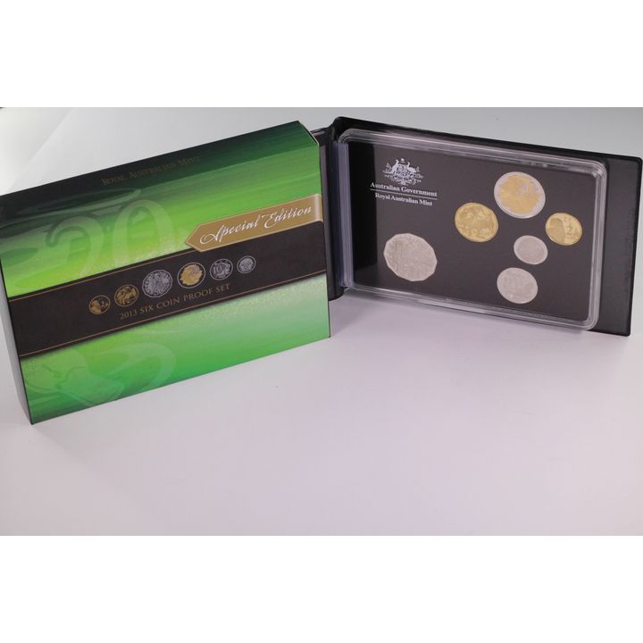 2013 Royal Australian Mint Gilded 20c Edition 6 Coin Proof Set