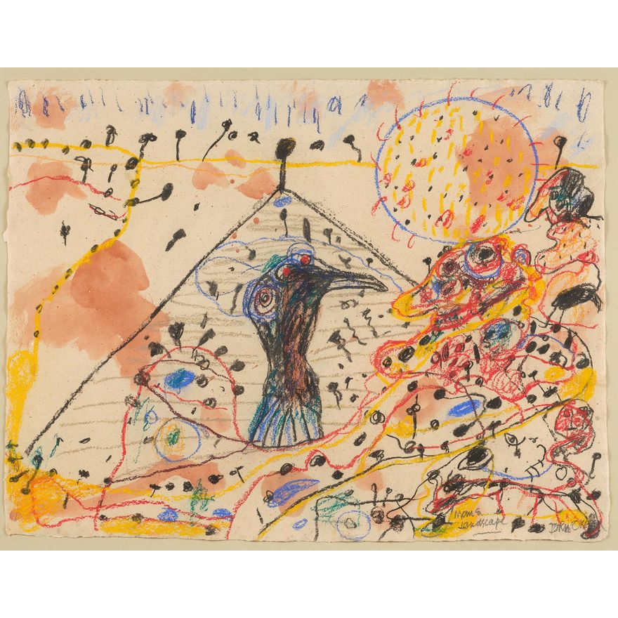 John Olsen 'Man and Landscape'