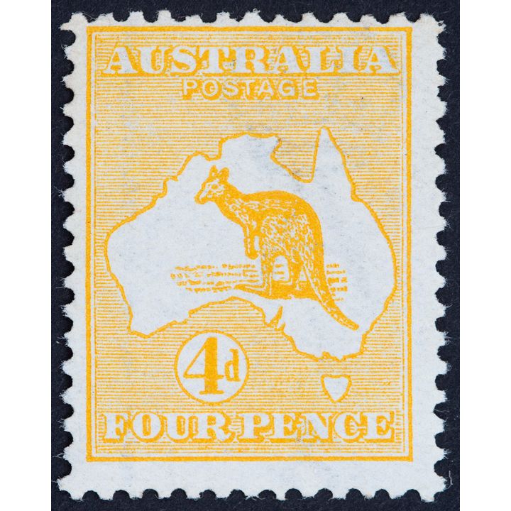 First Watermark, Fourpence, 1913, Good