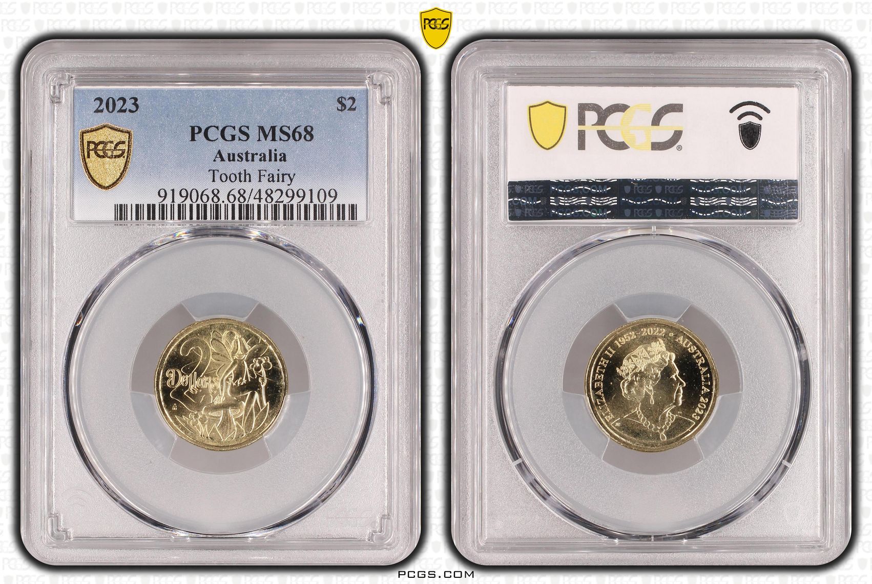 Tooth Fairy, Two Dollar, 2023, PCGS MS68