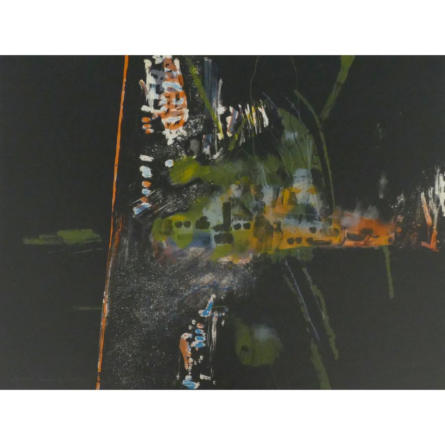 John Rock ''Jason Passing Doliones'' 1975 Color Lithograph