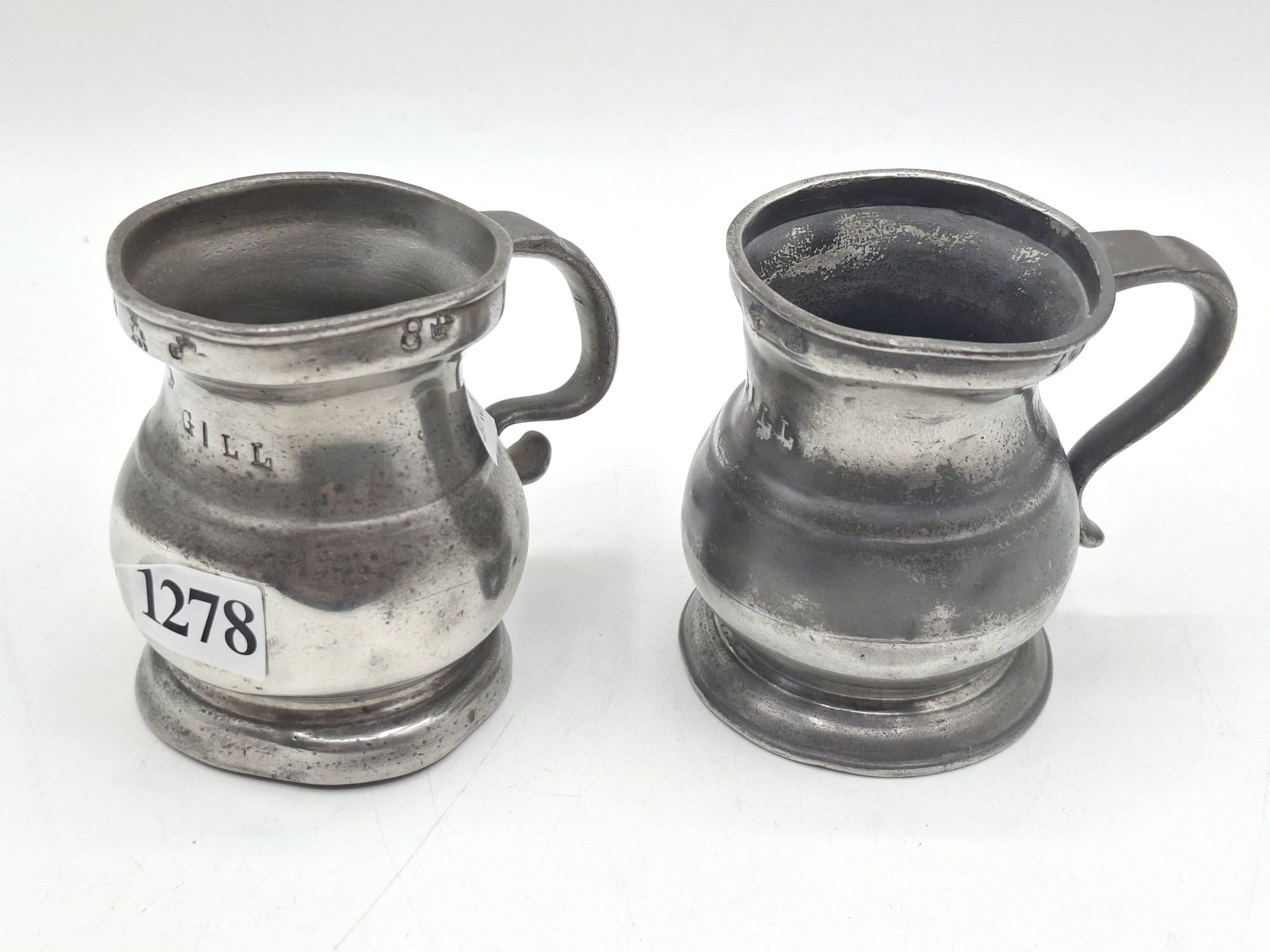 PEWTER WINE/SPIRIT MEASURES