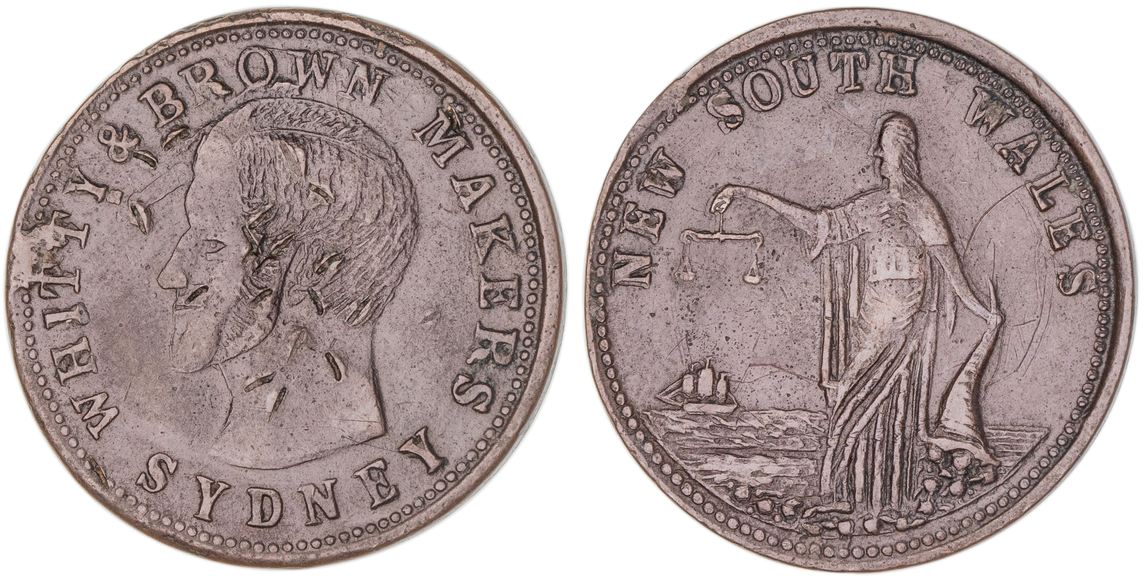 Whitty & Brown, Sydney, NSW, Penny, ND, aEF
