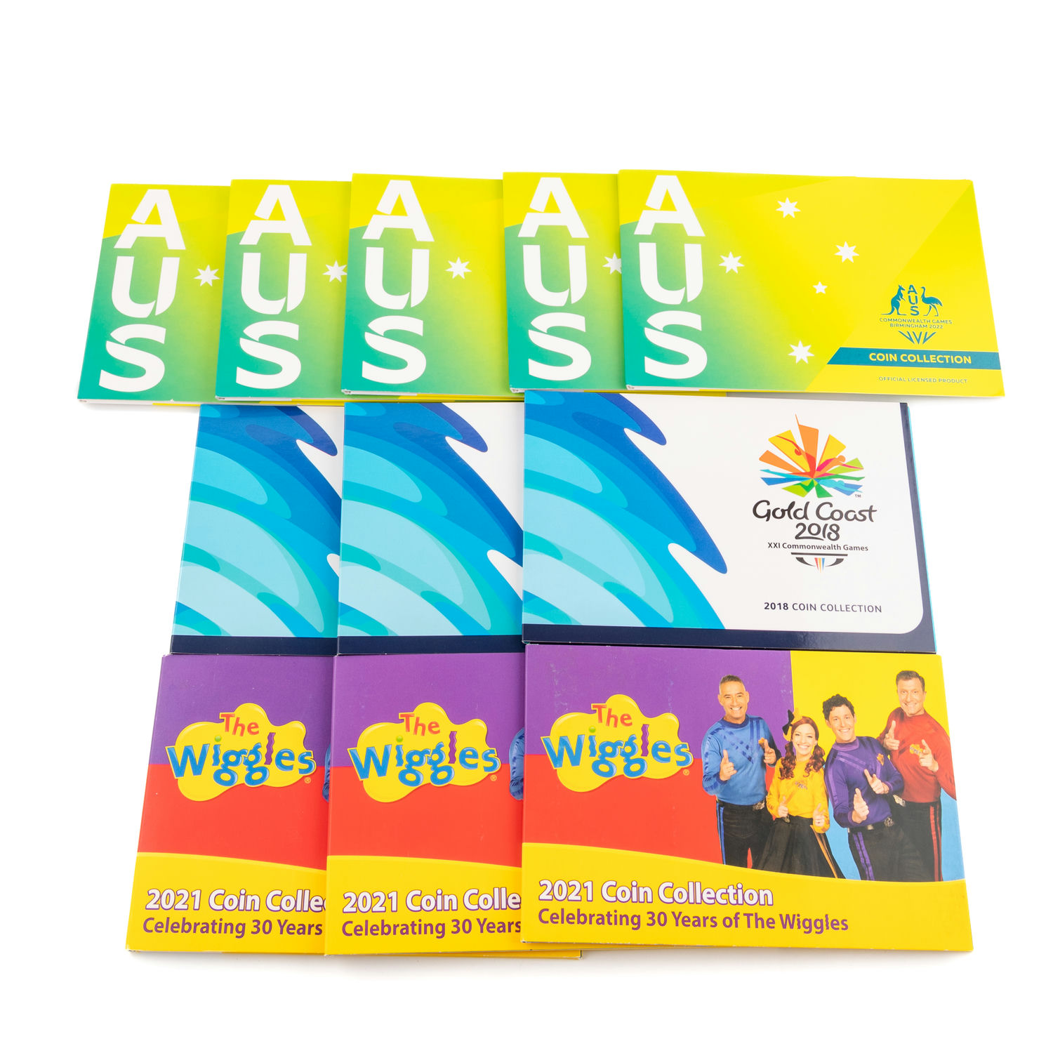 Elizabeth II, Wiggles & Commonwealth Games, One Dollar - Two Dollars, 2018 - 2022, UNC